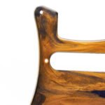 cosmic brass nebula epoxy resin guitar pickguard