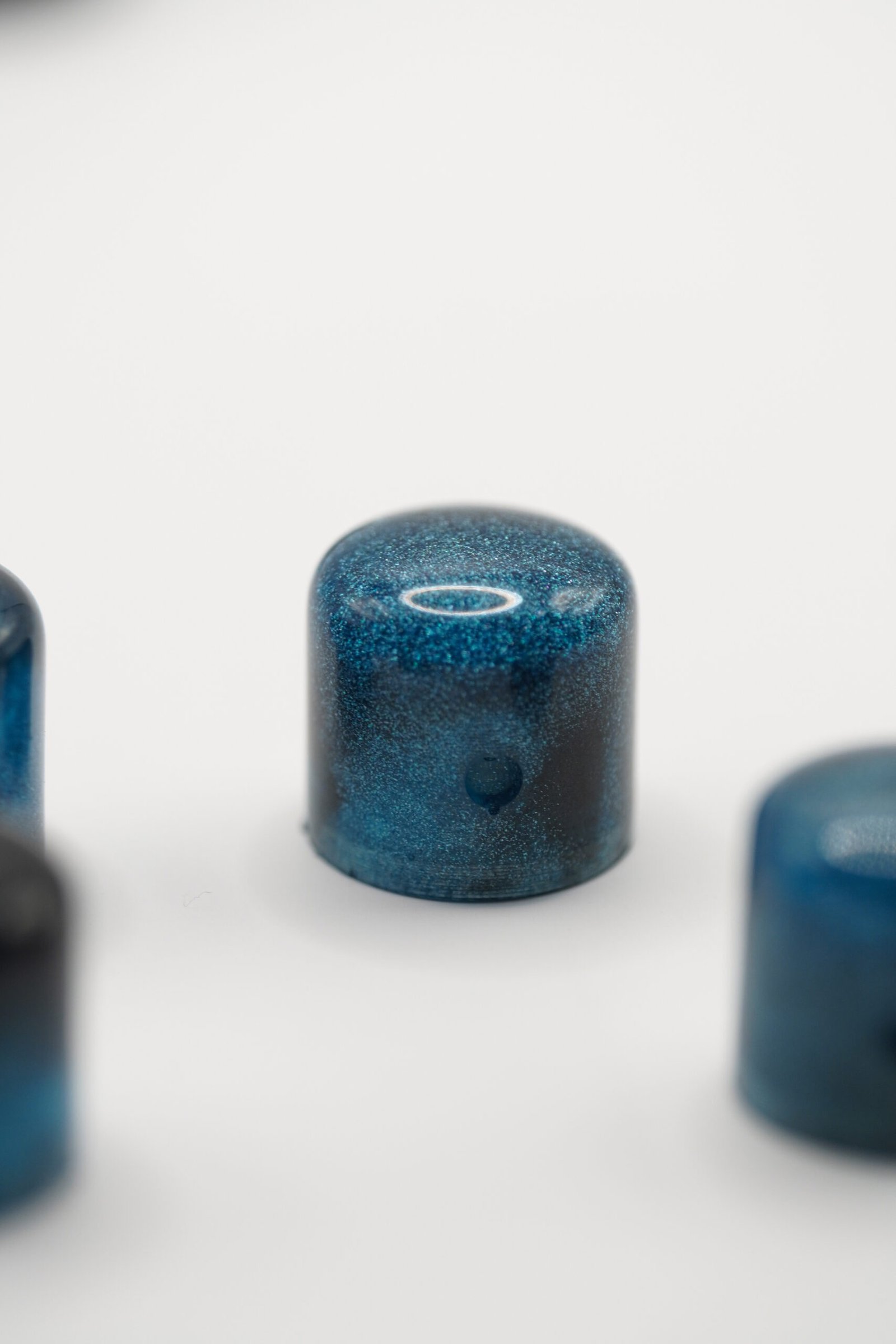 midnight glacier resin guitar knobs