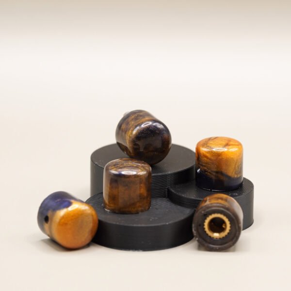 cosmic brass custom guitar knobs resin made