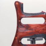 crimson flow – handmade stratocaster pickguard