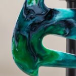 aqua tempest – handmade stratocaster pickguard