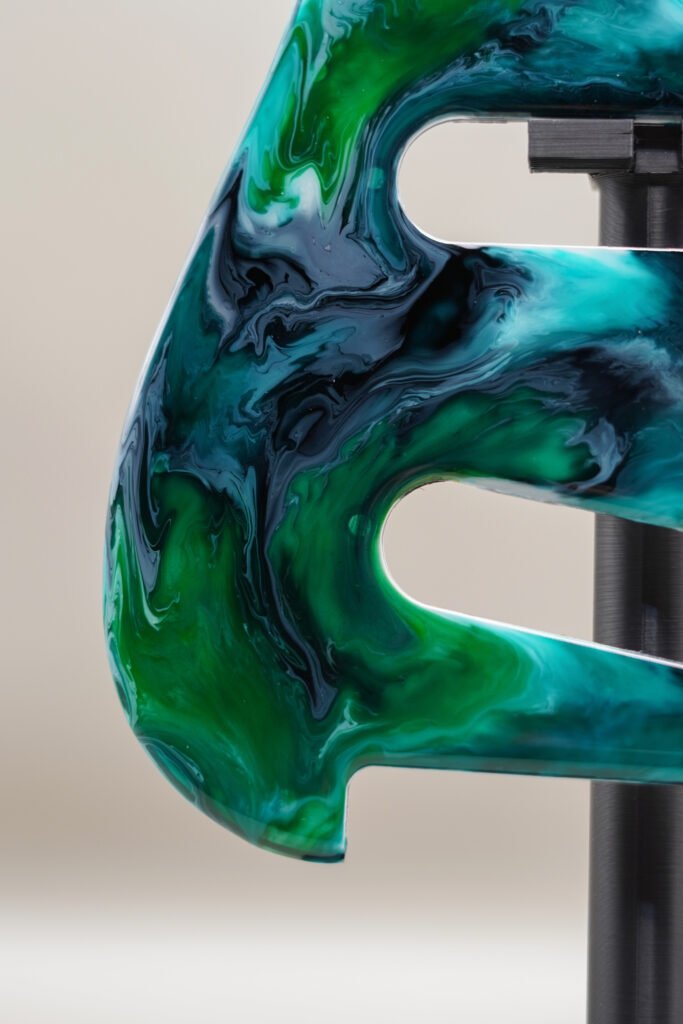 aqua tempest – handmade stratocaster pickguard