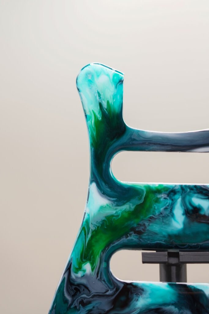 aqua tempest – handmade stratocaster pickguard