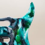aqua tempest – handmade stratocaster pickguard