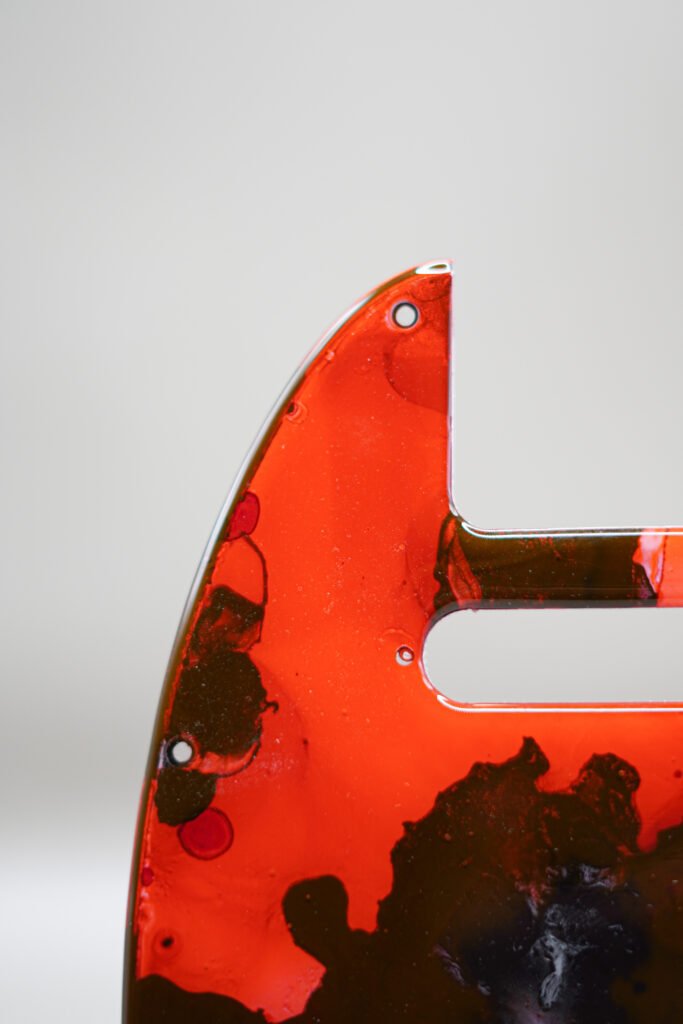 fire scarab – custom telecaster pickguard