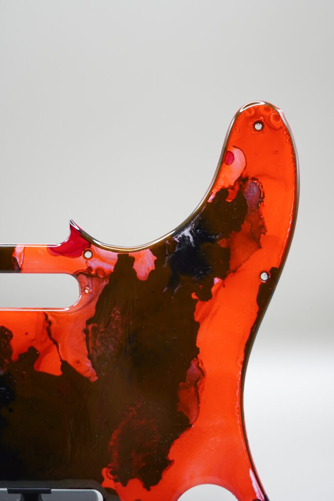 fire scarab – custom telecaster pickguard