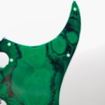 neon pulse – custom epoxy resin strat pickguard | one of one