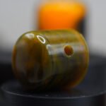 orange neon glow custom guitar knobs resin made
