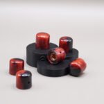 crimson ember custom guitar knobs resin made