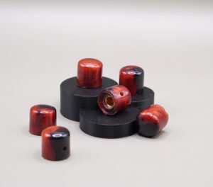crimson ember custom guitar knobs resin made