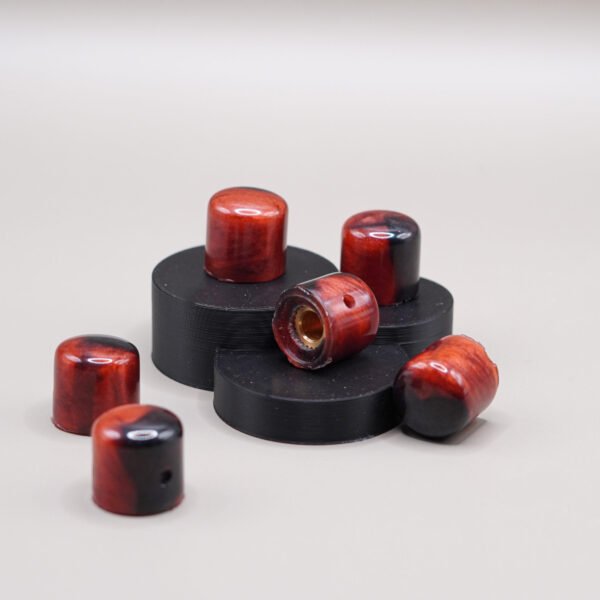 crimson ember custom guitar knobs resin made