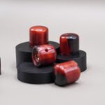 crimson ember custom guitar knobs resin made