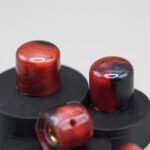 crimson ember custom guitar knobs resin made