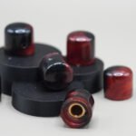 crimson eclipse custom guitar knobs resin made