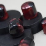 crimson eclipse custom guitar knobs resin made