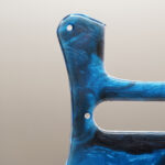 resin poured strat pickguard – “electric drift” | epoxica guitars™ | one of one art piece