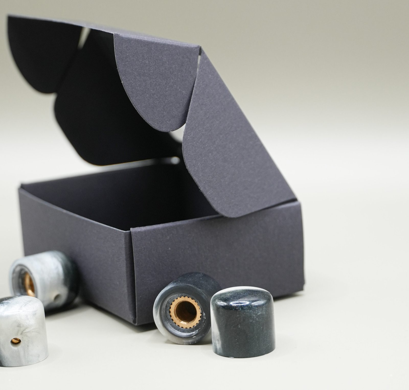 marble fade epoxy resin guitar knobs