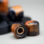 cosmic brass epoxy resin guitar knobs