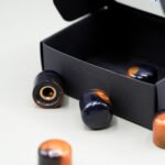 cosmic brass epoxy resin guitar knobs