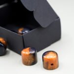 cosmic brass epoxy resin guitar knobs