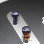 cosmic brass epoxy resin guitar knobs