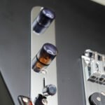 cosmic brass epoxy resin guitar knobs