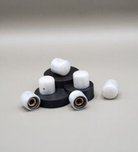 white pearl epoxy resin guitar knobs