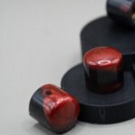 crimson eclipse epoxy resin guitar knobs