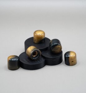 mayan obsidian epoxy resin guitar knobs