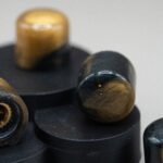 mayan obsidian epoxy resin guitar knobs