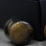 mayan obsidian epoxy resin guitar knobs