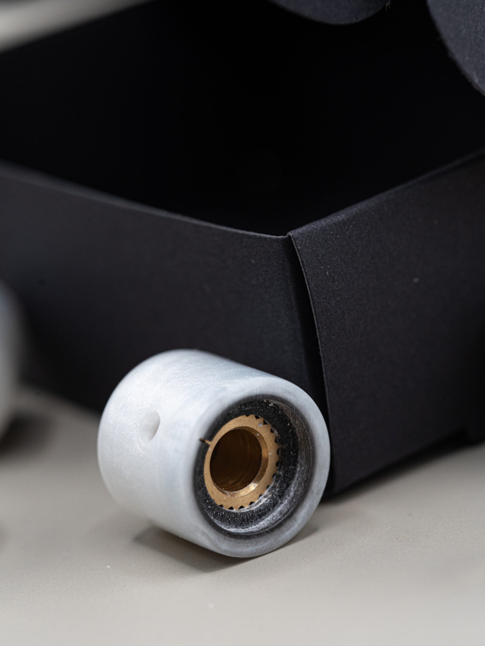 white pearl epoxy resin guitar knobs