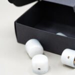 white pearl epoxy resin guitar knobs