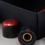 crimson eclipse epoxy resin guitar knobs