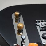 mayan obsidian epoxy resin guitar knobs