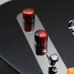 crimson eclipse epoxy resin guitar knobs
