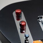 crimson eclipse epoxy resin guitar knobs
