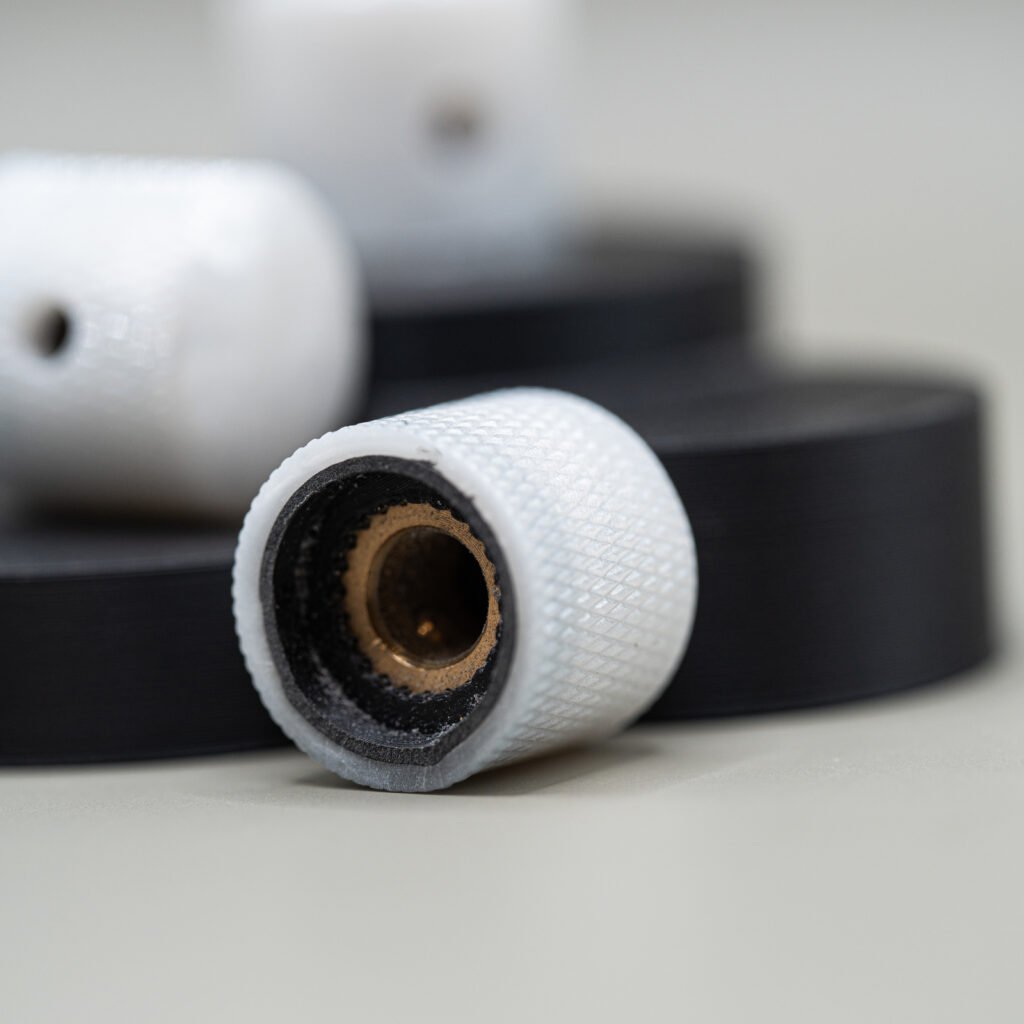 white pearl epoxy resin guitar knobs