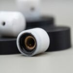 white pearl epoxy resin guitar knobs