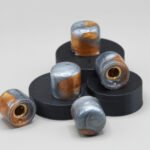 aureum forge – gold & metallic grey resin