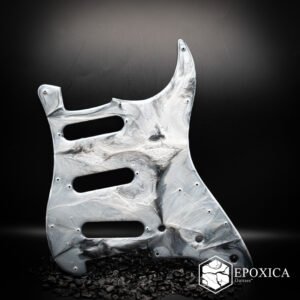 white pearl eclipse epoxy resin pickguard