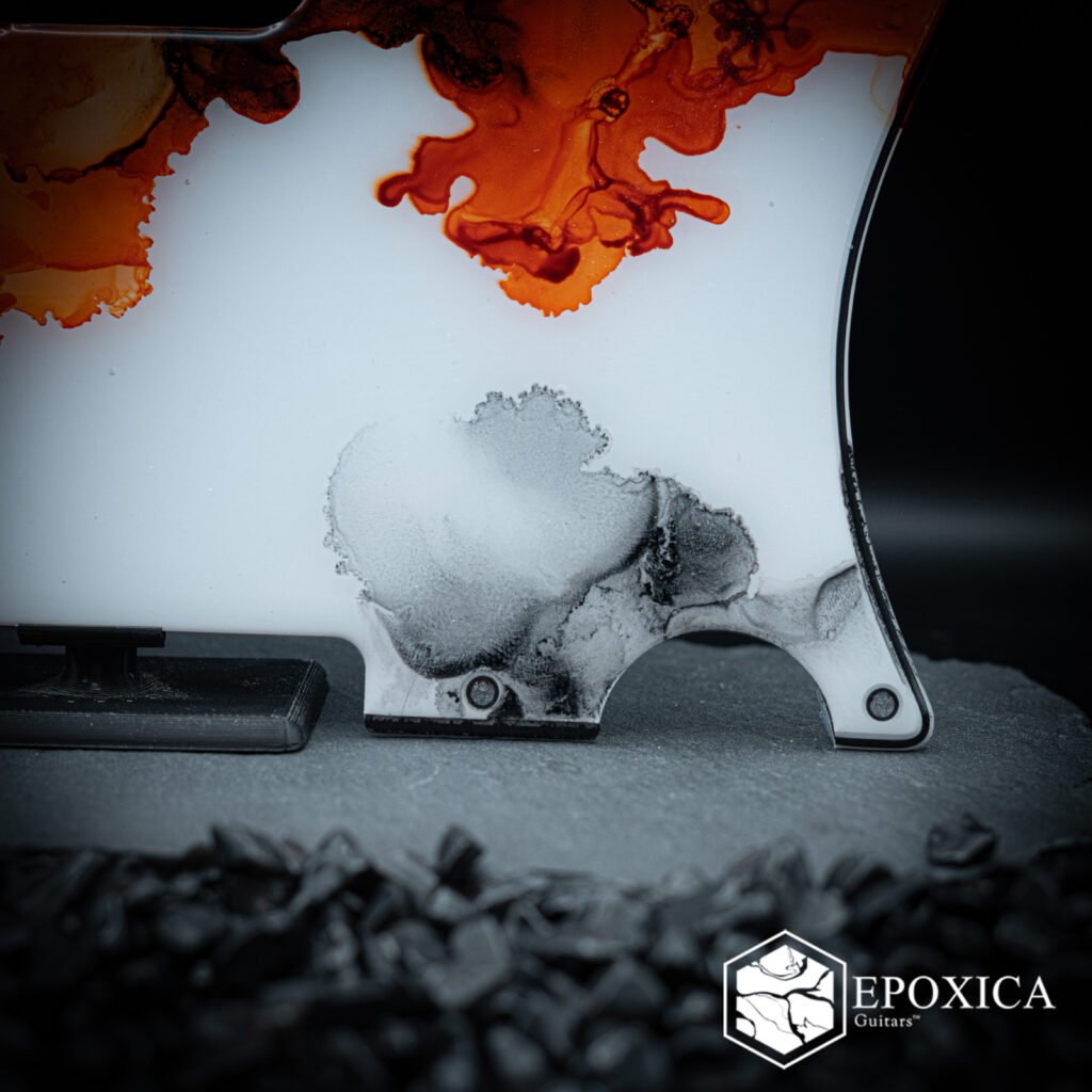 koi rebirth – epoxy resin pickguard