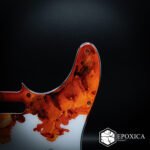 koi rebirth – epoxy resin pickguard