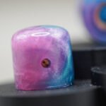 neon candy custom guitar knobs resin made