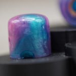 neon candy custom guitar knobs resin made