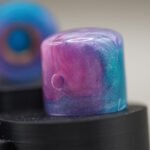 neon candy custom guitar knobs resin made