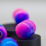 neon candy custom guitar knobs