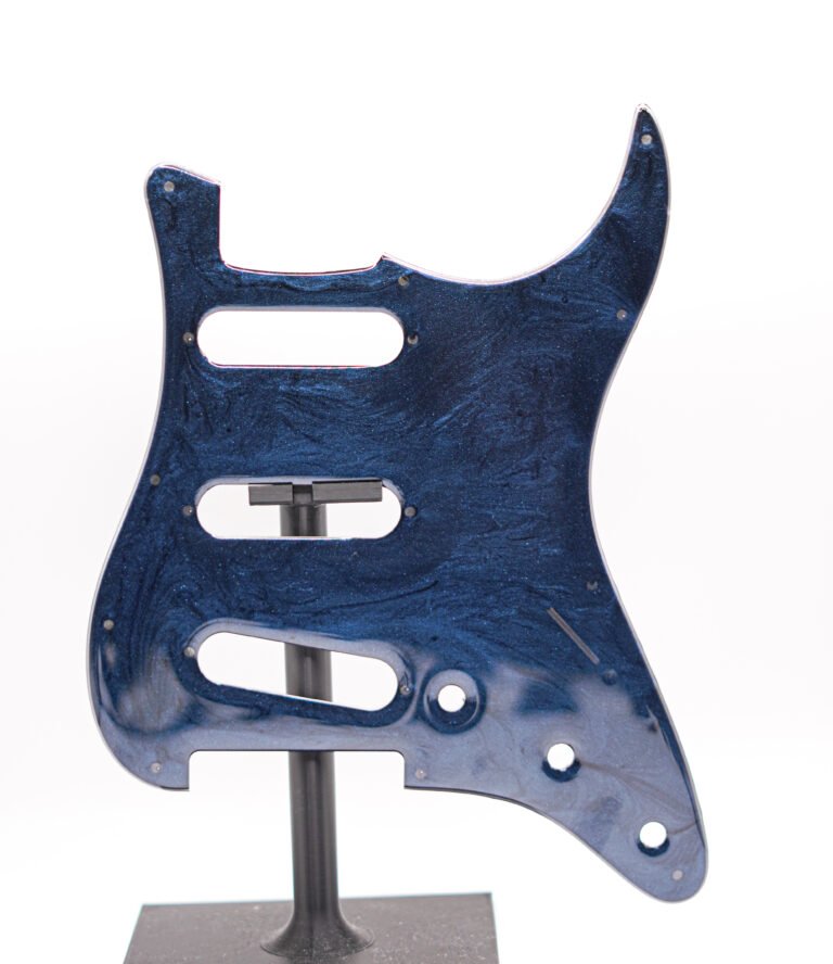 Home white pearl eclipse epoxy resin pickguard (copy)