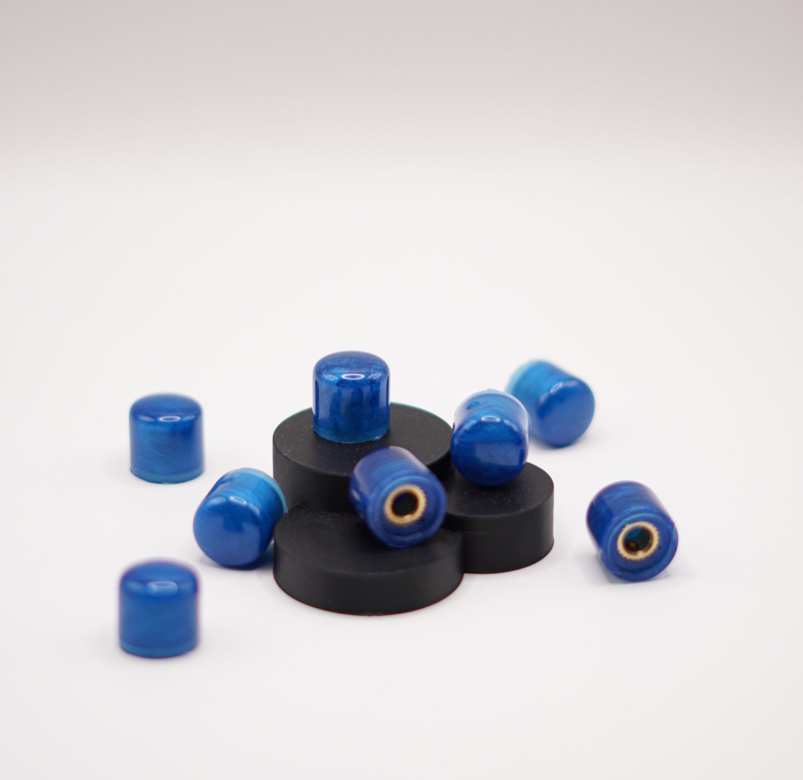 pacific blue epoxy resin guitar knobs
