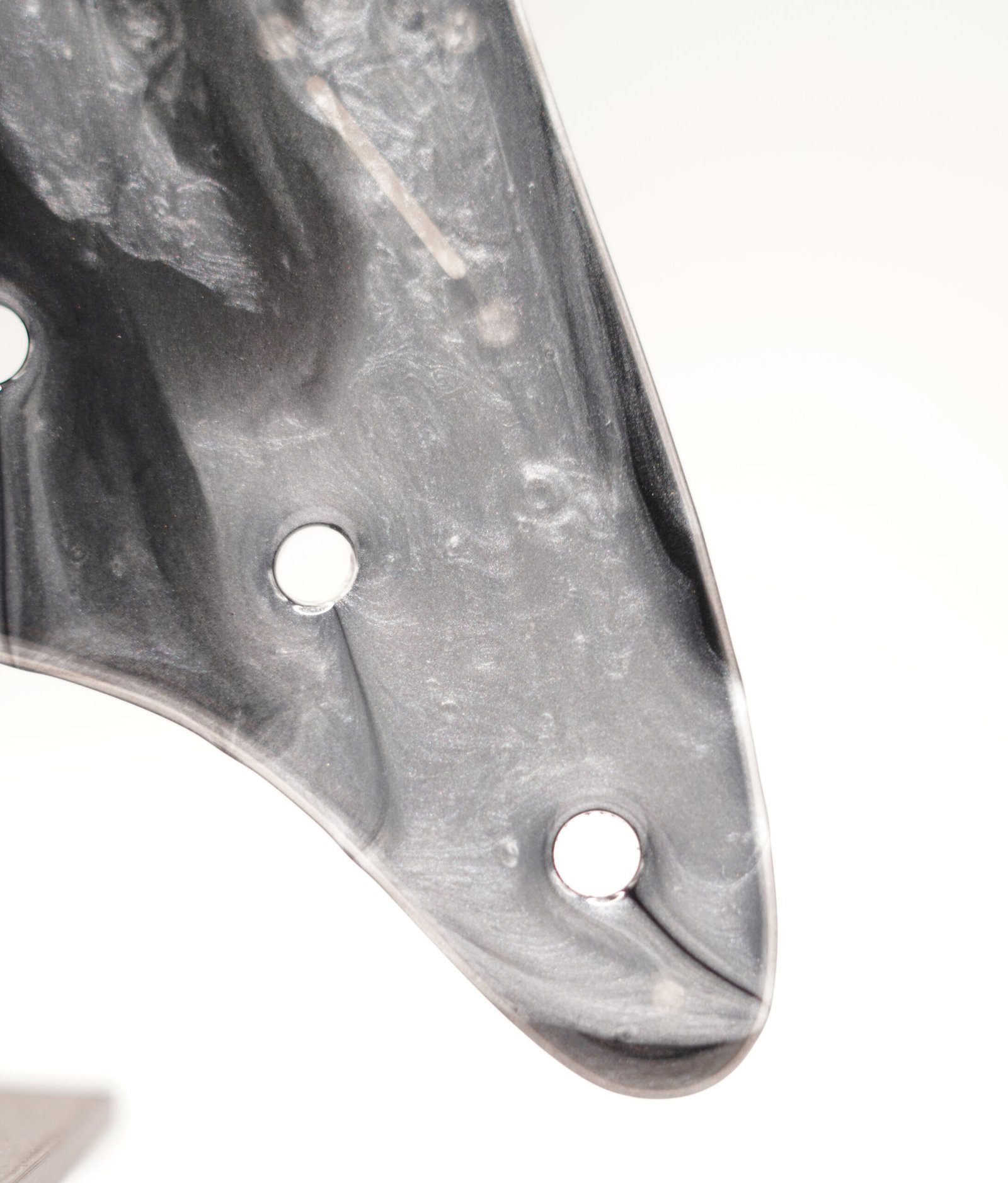 white pearl eclipse epoxy resin pickguard